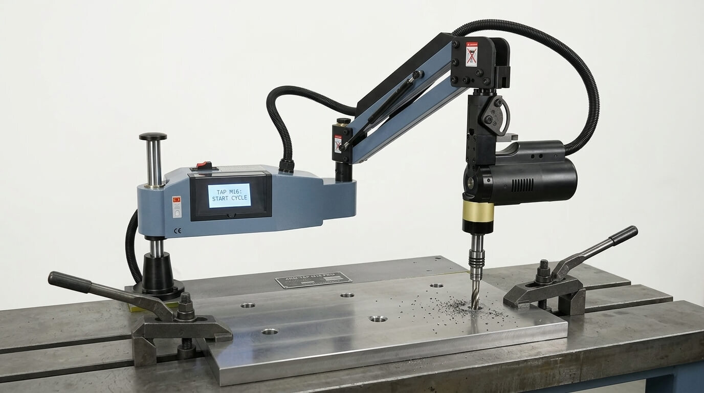 M16 servo arm tapping machine OM Vijayavinayaka Hyderabad